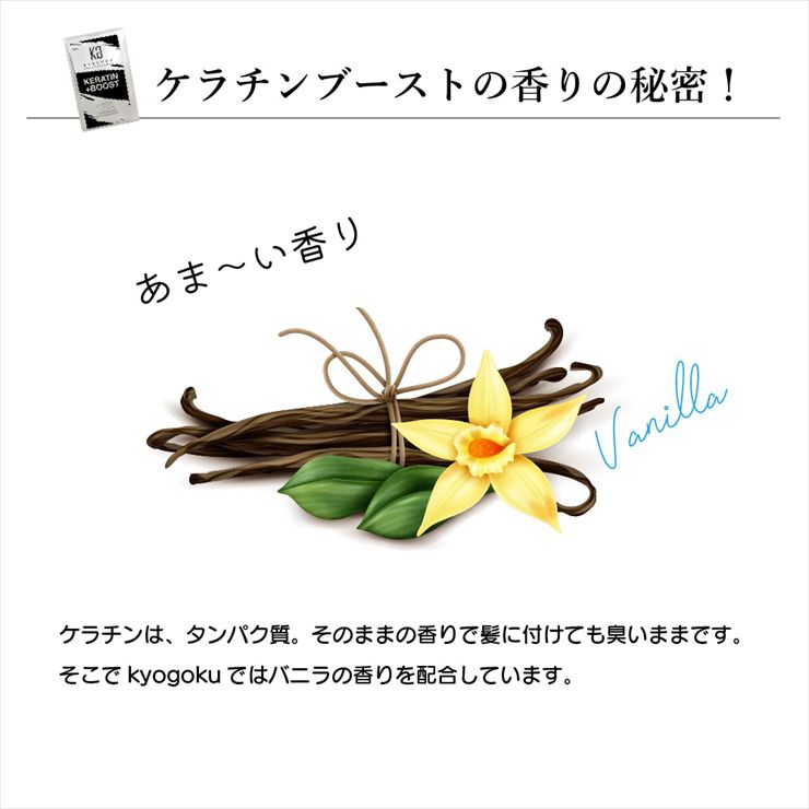 KYOGOKU ケラチンブースト バニラの香り