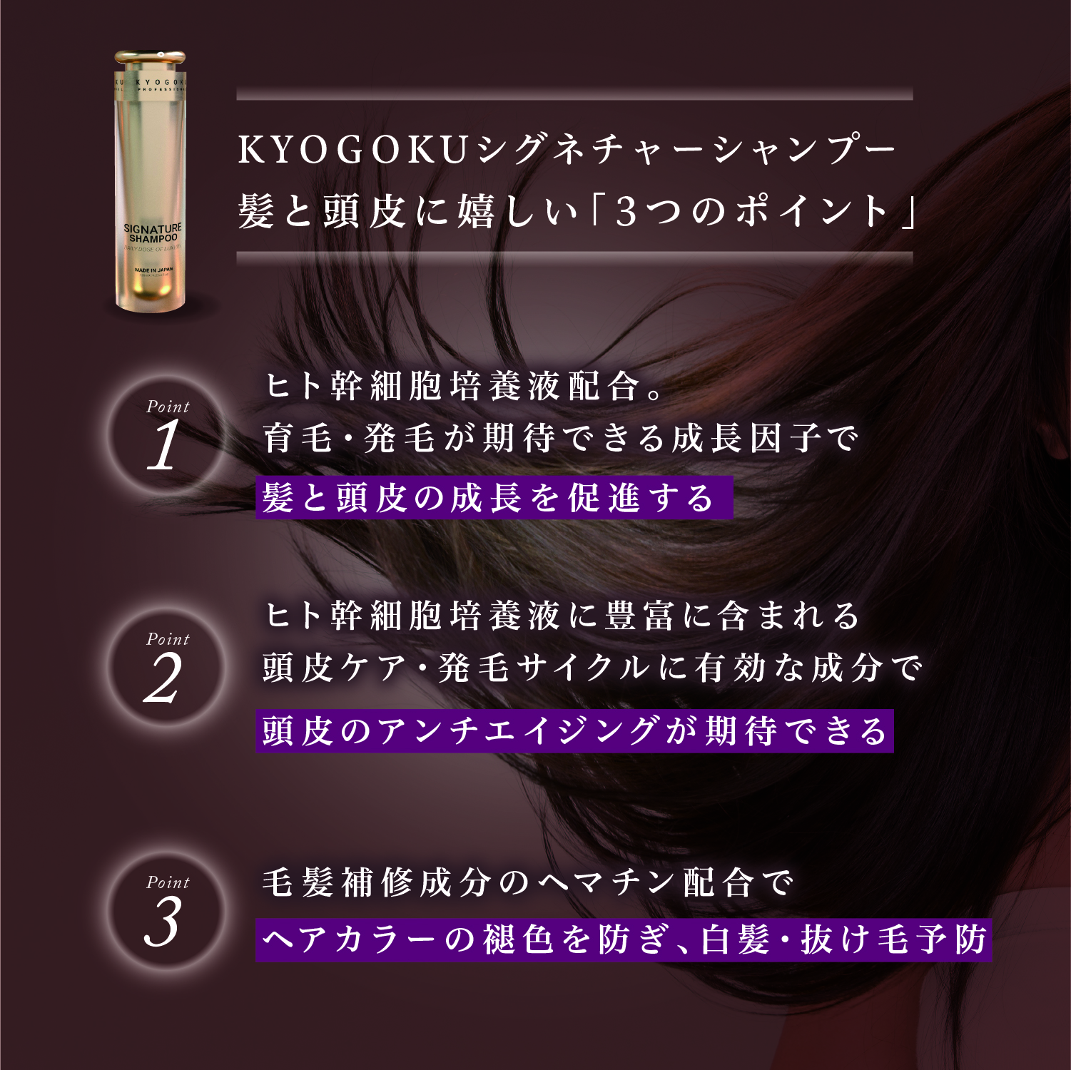 KYOGOKUシグネチャーシャンプーの魅力