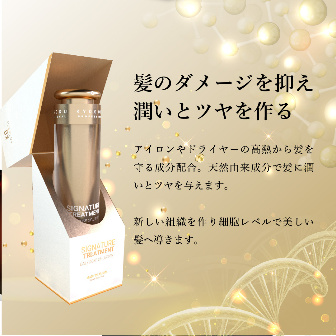 KYOGOKUシグネチャートリートメントアイロンダメージにも